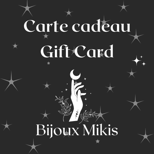 Bijoux Mikis - gift card/carte cadeaux